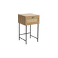 Velador rattan industrial QUILLEN - vista frontal