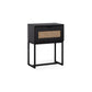 Velador rattan industrial MILLANTU - vista frontal