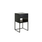 Velador rattan industrial NIEBLA - detalle rattan