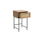 Velador rattan industrial QUILLEN - detalle rattan