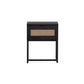 Velador rattan industrial MILLANTU - detalle rattan