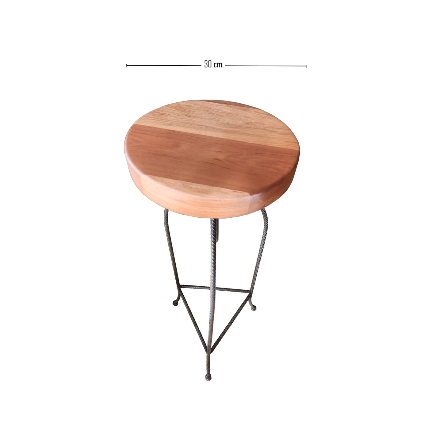 Taburete de Roble con altura ajustable  BALZAC