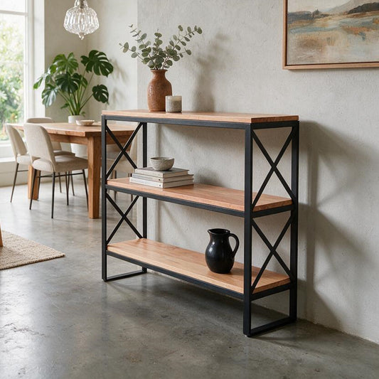 Arrimo Industrial TURÍN en Roble - Fabricado en Chile, Llega Armado