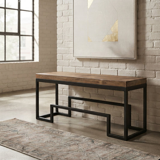Banqueta Industrial VERSACE  en Fierro y Madera - Fabricada en Chile, Llega Armada