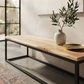 Banqueta Industrial de roble  BUCAREST - Fabricada en Chile, Llega Armada