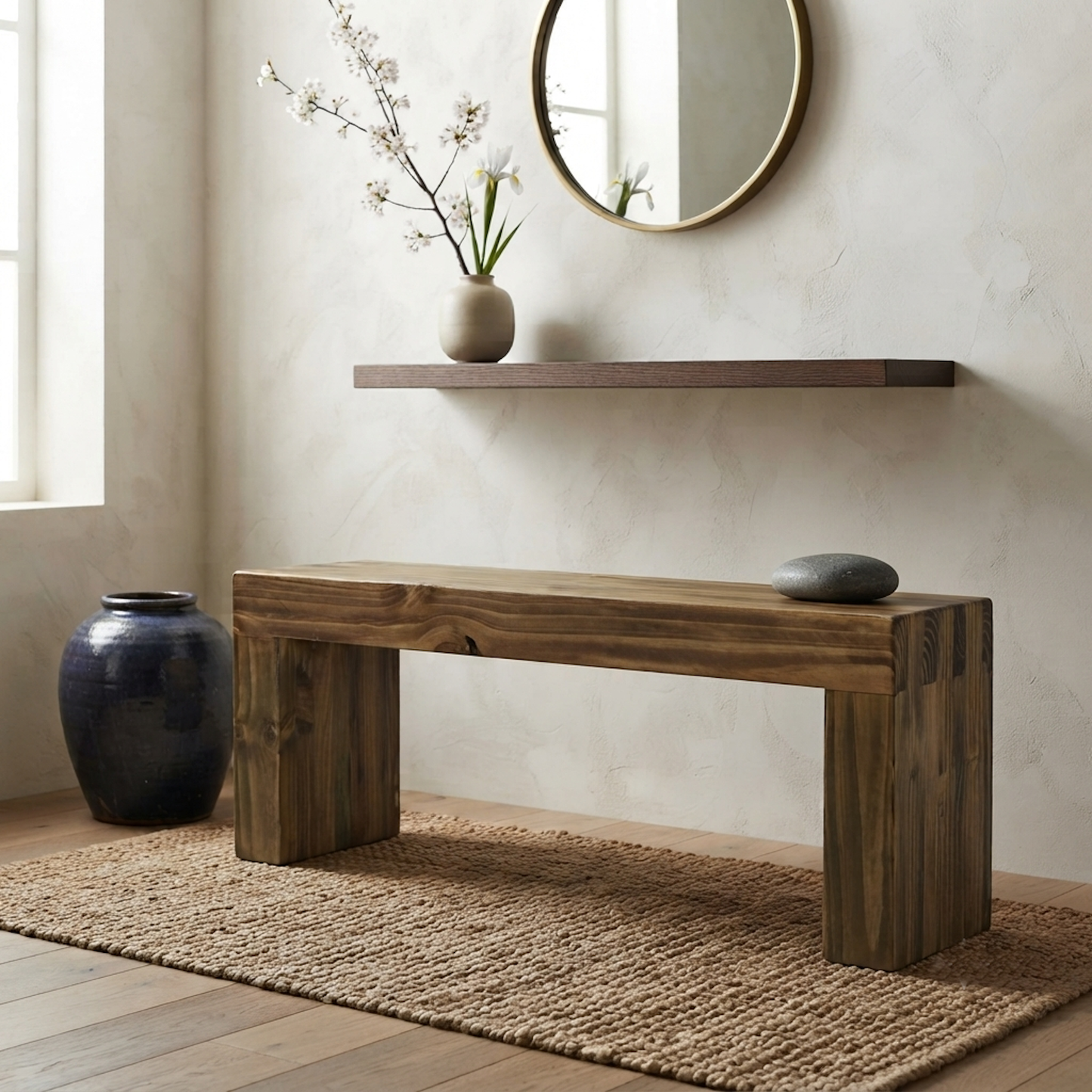 Banqueta Industrial BELICE en Madera - Fabricada en Chile, Llega Armada