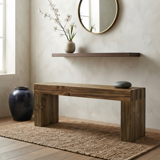 Banqueta Industrial BELICE en Madera - Fabricada en Chile, Llega Armada