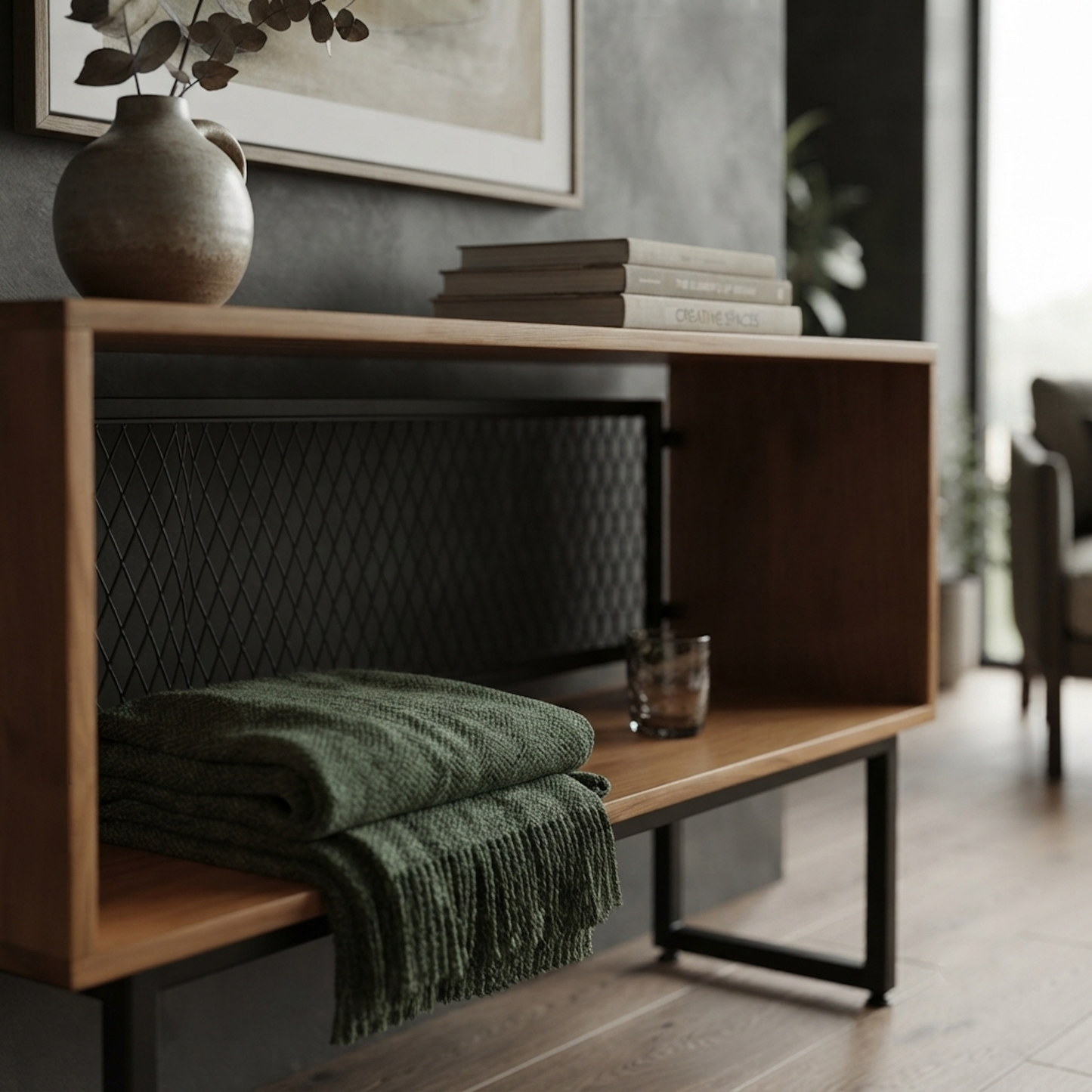 Arrimo Industrial BARANYA en Roble - Fabricado en Chile, Llega Armado