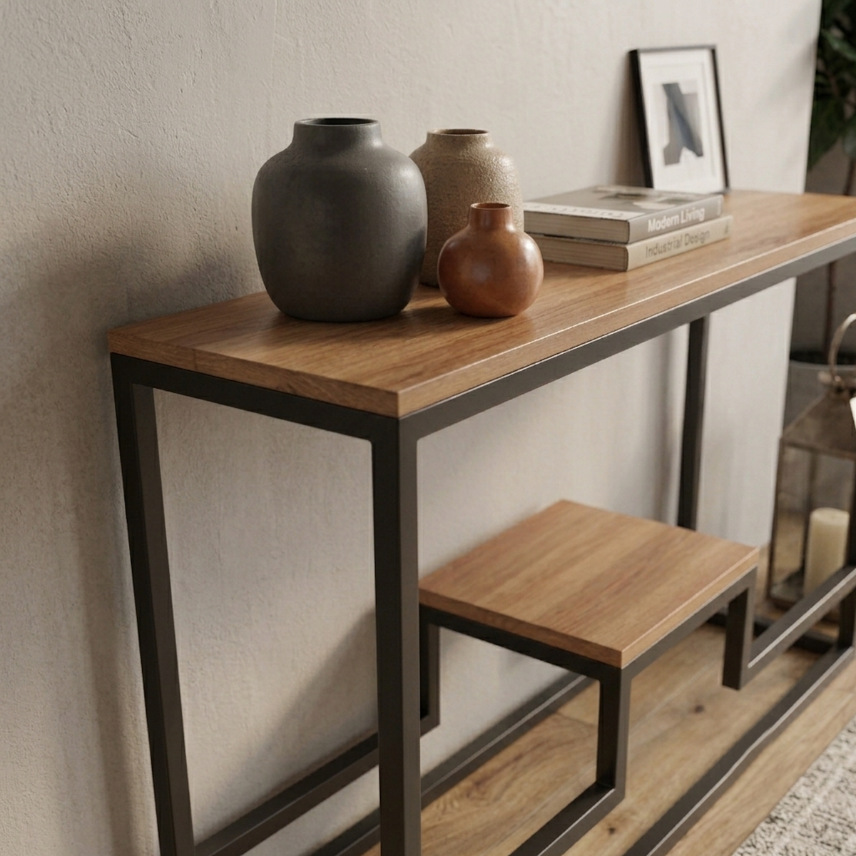 Arrimo industrial ARACENA - detalle tablas de madera