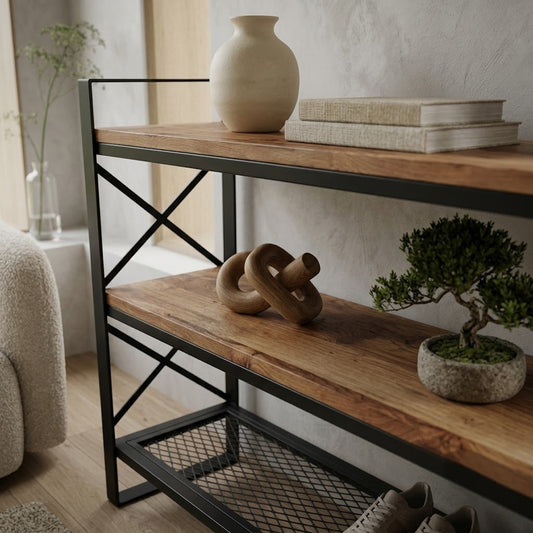 Arrimo Industrial VENETTI en Roble - Fabricado en Chile, Llega Armado